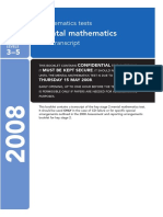 Ks2 2008 Mental Maths Transcript