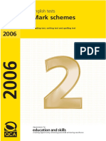2007 Ks2 English Mark Schemes