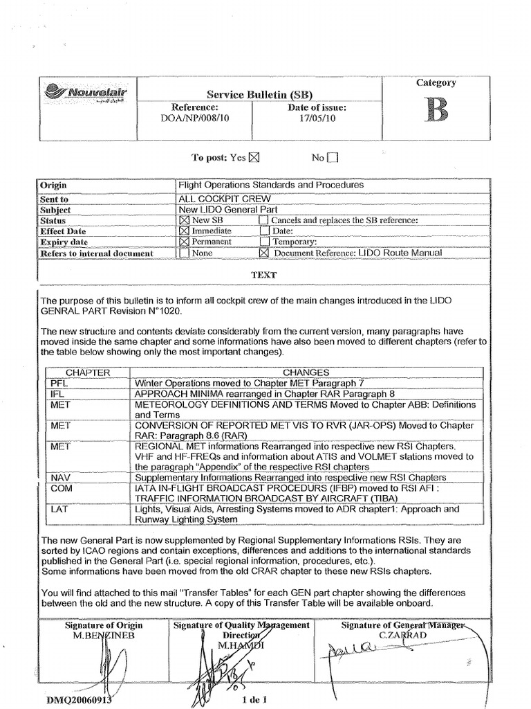 2010 17 MAY New LIDO General Part | PDF | Instrument Flight Rules ...