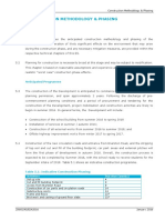 5.0 Construction Methodology & Phasing: Activities Duration (Weeks)