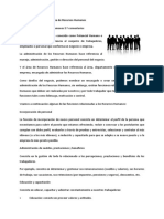 Concepto y Funciones Del Área de Recursos Humanos