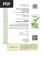 CERTIFICAÇÃO AUDITORIA