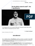 "Je vais me tordre de désir toute la nuit" - les lettres de Lou à Apollinaire