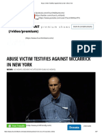 Abuse Victim Testifies Against McCarrick in New York