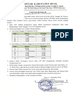 Pengumuman Jadwal Cat PDF