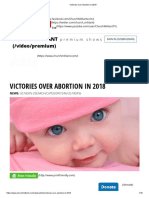 Victories Over Abortion in 2018