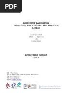 Download ASSOCIATE LABORATORY  INSTITUTE FOR SYSTEMS AND ROBOTICS by Rute Cabecinhas SN39652031 doc pdf