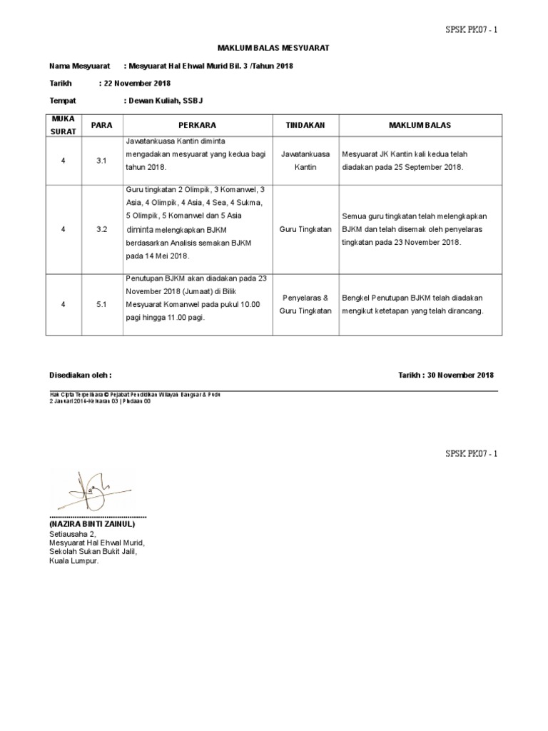 Maklum Balas Minit Mesyuarat HEM Bil. 3 2018-1  PDF