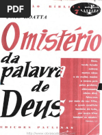 O Misterio Da Palavra de Deus