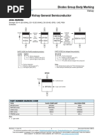 Diodes Group Body Marking - Vishay