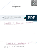 Graph of Quadratic Expression (in Hindi)