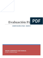 Comp. II PEaD Grupo F - Examen Final