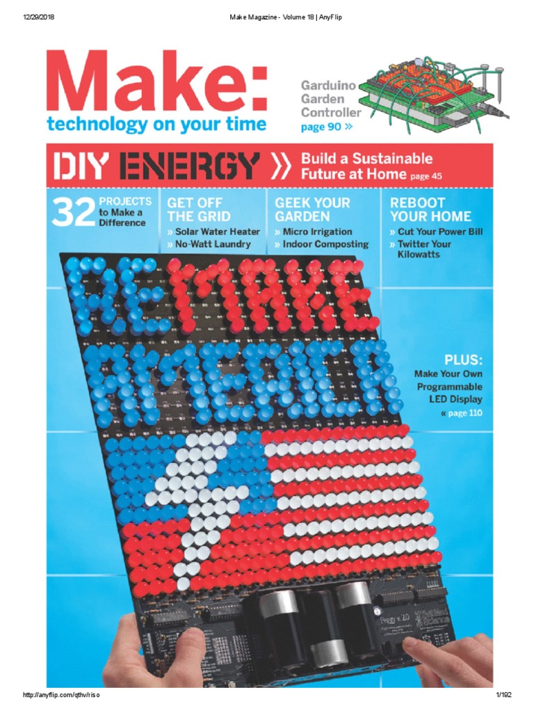 Make Magazine Volume 18 Overview | PDF