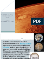 Hariyadi Putraga: MARS TERRAFORMING - Membuat Mars Dapat Dihidupi Manusia