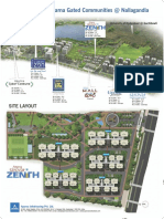 Aerial View of Aparna Gated Communities at Nallagandla: Site Layout