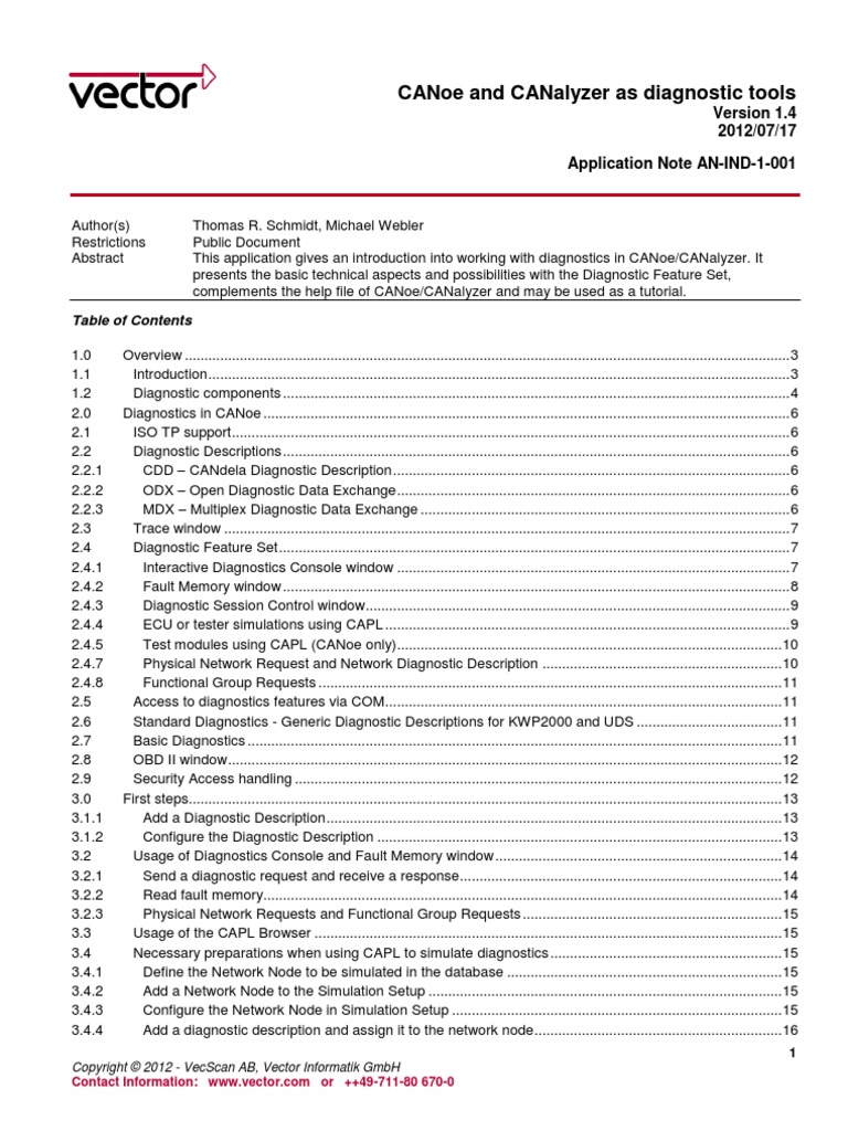 An-Ind-1-001 Canoe Canalyzer As Diagnostic Tools PDF | PDF | Command ...