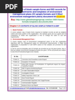Download ISO 14001 Sample Templates Formats by Alina Walace SN39653365 doc pdf