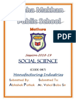 Social Science: Ubmitted By: Ubmitted To: Bhishek Athak R. Ishal Abu Ir