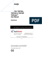 Tektronix THS720P 100MHz Oscilloscope DMM Power Analyzer