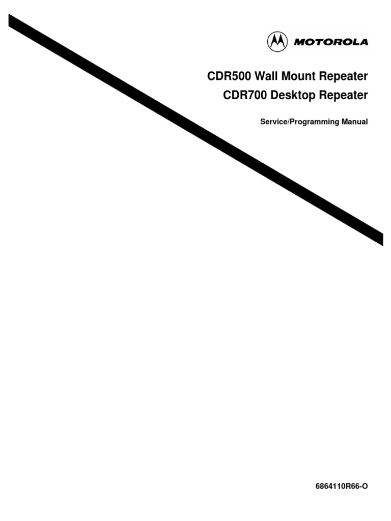 Motorola Repeater Uhf Multicoupler Diagram