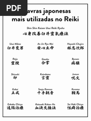 Glossario Jikiden Reiki Pdf