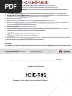 HCIE-R&S Huawei Certified Internetwork Expert-Routing and Switching Training Material V1.1 PDF