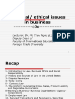 1-The Legal-Ethical Issues in Business