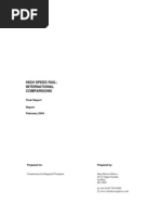 Download High Speed Rail International Comparisons by HighSpeedRail SN39653990 doc pdf