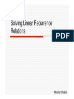 21 Linear Recurrences