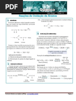 Reações de Oxidação de Alcenos