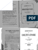Almanacco Del Coltivatore 1864