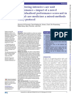 Monitoring Intensive Care Unit Performance—Impact of a Novel Individualised Performance Scorecard in Critical Care Medicine a Mixed-methods Study Protocol