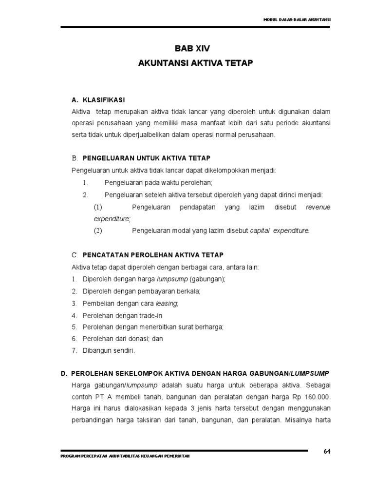 Akuntansi Aktiva Tetap