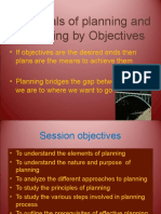 Essentials of Planning and Managing by Objectives