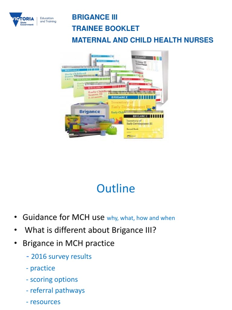 Brigance III MCH Trainee Booklet | Test (Assessment) | Cognition | Free ...