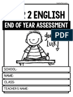 YEAR 2 END OF YEAR ASSESSMENT From Teacherfiera PDF