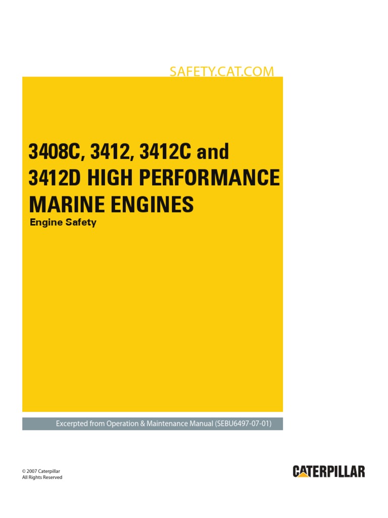 CAT 3412C MARINE ENGINE SPECS visual data 4