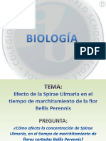 BIOLOGÍA - Exposicion Proyecto