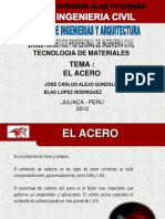 Acero estructural material