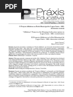 O Projeto Alfaletrar na Rede Municipal de Lagoa Santa – MG