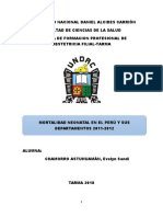 Mortalidad Neonatal Monografía de Evelyn Chamorro