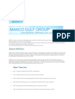 About Manco.: Major Time Line