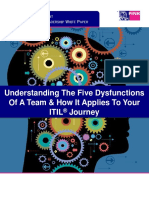 Understanding The Five Dysfunctions of A Team and How It Applies To Your ITIL Journey