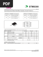 Dual Enhancement Mode Field Effect Transistor (N and P Channel)