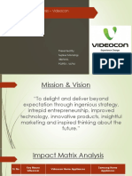 Business Strategy Analysis - Videocon - Tejaswi Monangi
