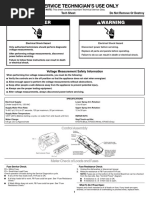 Whirlpool Dishwasher Technical Service Data