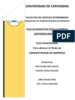 Plan de Marketing para Cartagena Divers S.A.S. (2017)