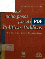 Eugene Bardach-Los Ocho Pasos para El Análisis de Políticas Públicas.