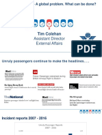 TC - State of The Issue of Unruly Passengers