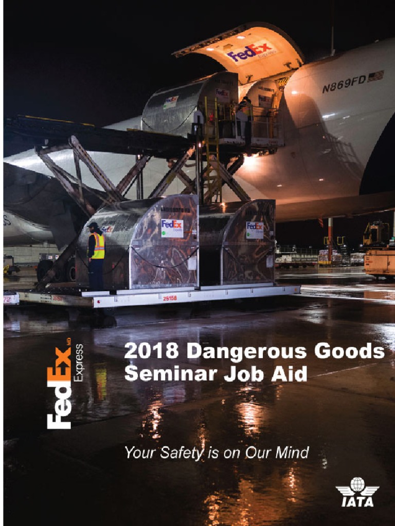 DG Job Aid PDF Dangerous Goods Cargo